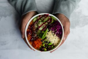 Peanut-Ginger Miso Sushi Bowls