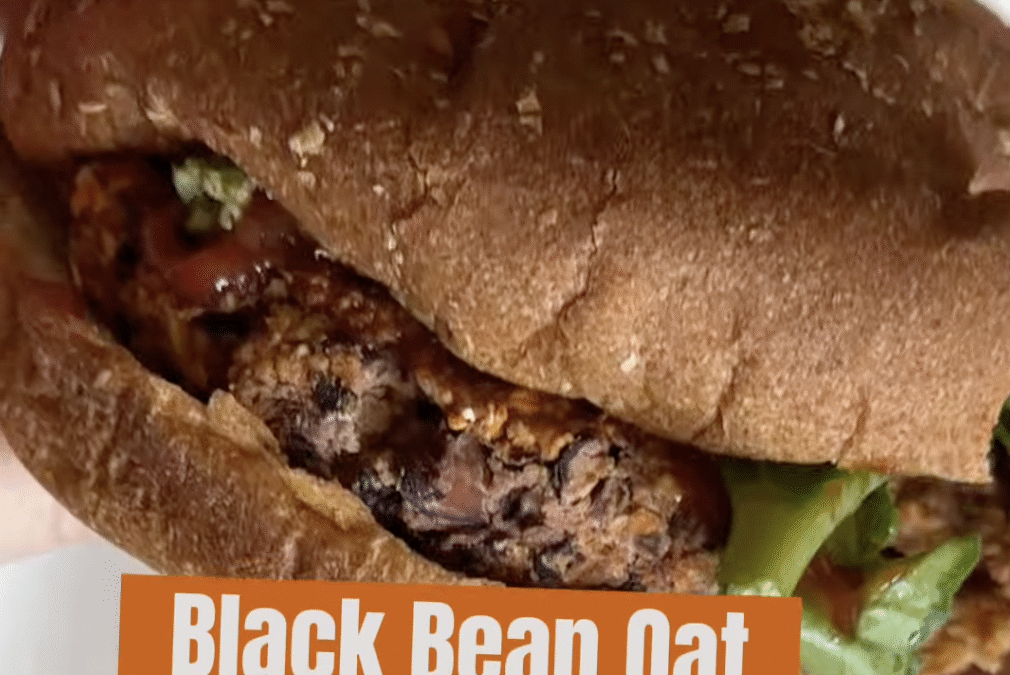 Black Bean Oat Burgers
